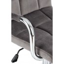 Кресло компьютерное HALMAR GONZO 4 серый/хром